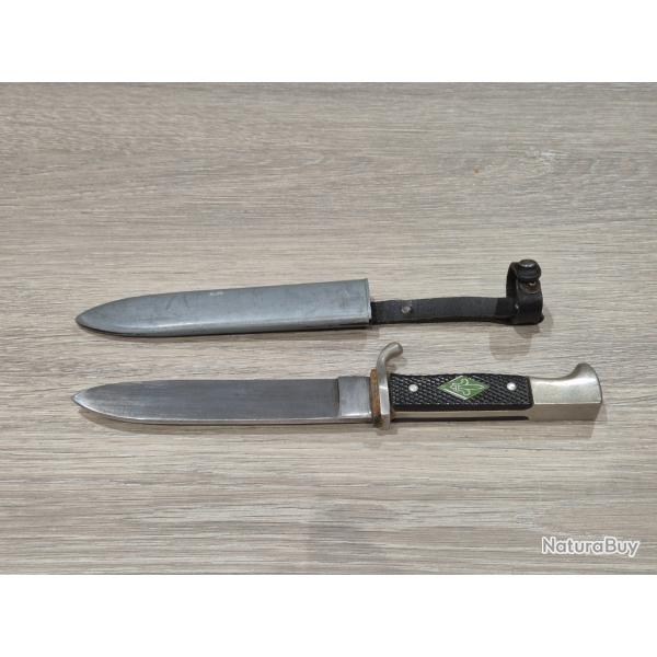 poignard scout Solingen avec porte fourreau