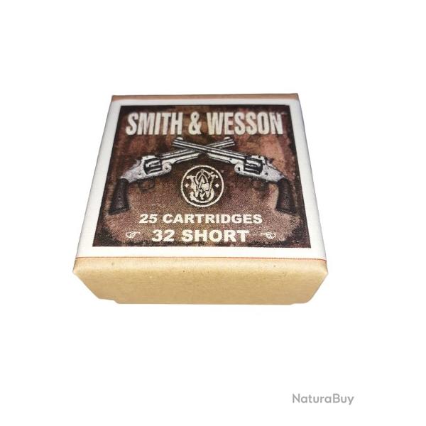 32SW ou 32 Smith & Wesson: Reproduction boite cartouches (vide) SW 14626961