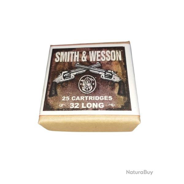 32 Long SW ou 32 Long Smith & Wesson: Reproduction boite cartouches (vide) SW 14626970