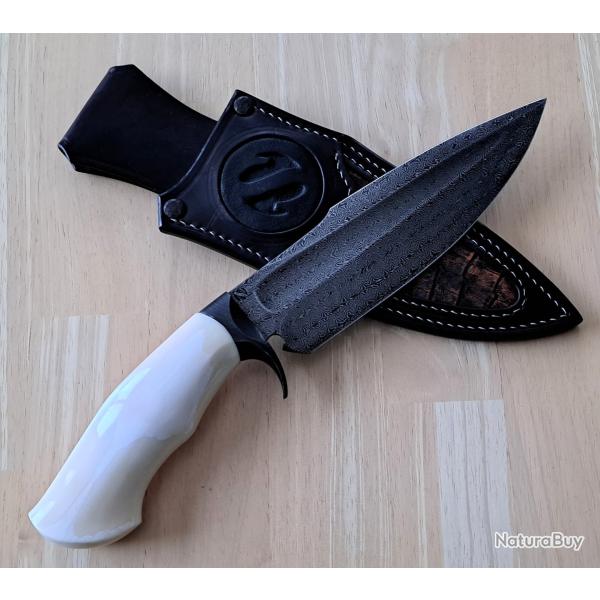 Exceptionnel couteau d'art de Samuel LURQUIN