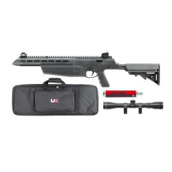 PACK UMAREX AIRJAVELIN CO2 AVEC LUNETTE + CO2 88G + FOURREAU UX