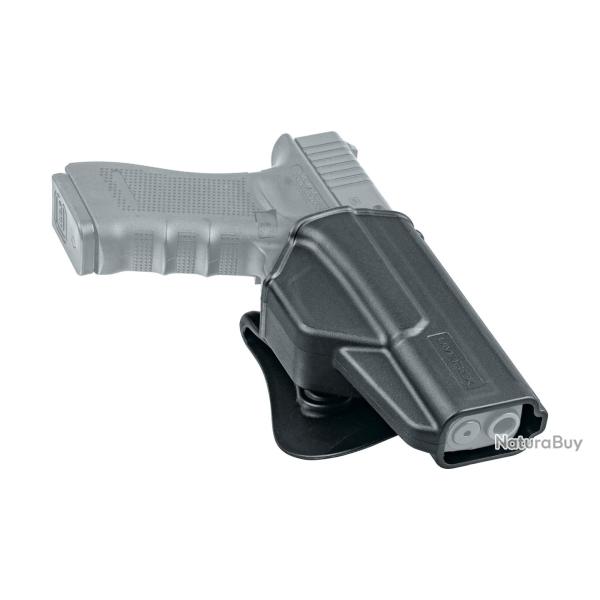 HOLSTER PADDLE RETENTION LEVIER UMAREX GLOCK 17 ET GLOCK CMPCT (18C, 19, 22GEN4)
