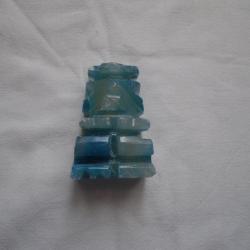 Pierre Calcite  - bleue/verte -