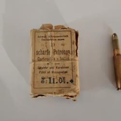 Rare a la vente Paquet original de 10 cartouches 7.5 x 53.5 Suisse GP90