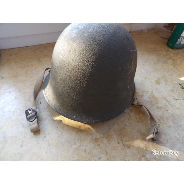 Casque jus TTA 51 p�riode guerre Indochine Alg�rie lourd 1954 l�ger 1953 l�g�re oxydation du lourd