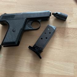 petits pistolets d'alarme gaz ,fus&eacute;e,blanc.calibre 8mm