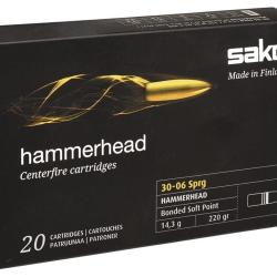 HAMMERHEAD - SAKO 9.3x62, 18.5 g, Boite de 20