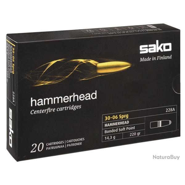 HAMMERHEAD - SAKO 9.3x62, 18.5 g, Boite de 20