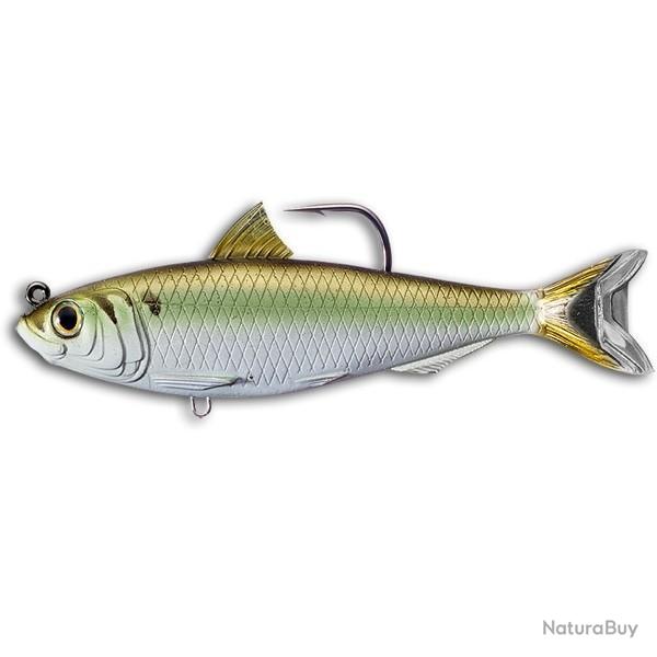 Leurre Souple Live Target Blueback Herring Swimbait 14cm 703 - Green Bronze