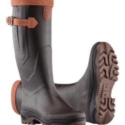 Botte aigle parcours 2 signature PF marron doublee cuir