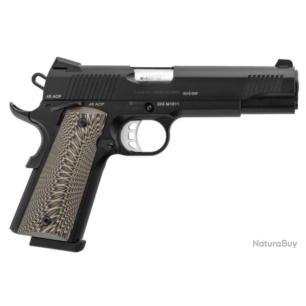Pistolet Tisas ZIG m 1911 - Cal. 45 ACP - Canon 5'' - Noir
