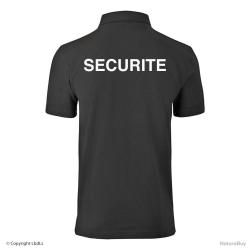 POLO SECURITE noir