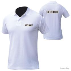 POLO SECURITE BLANC