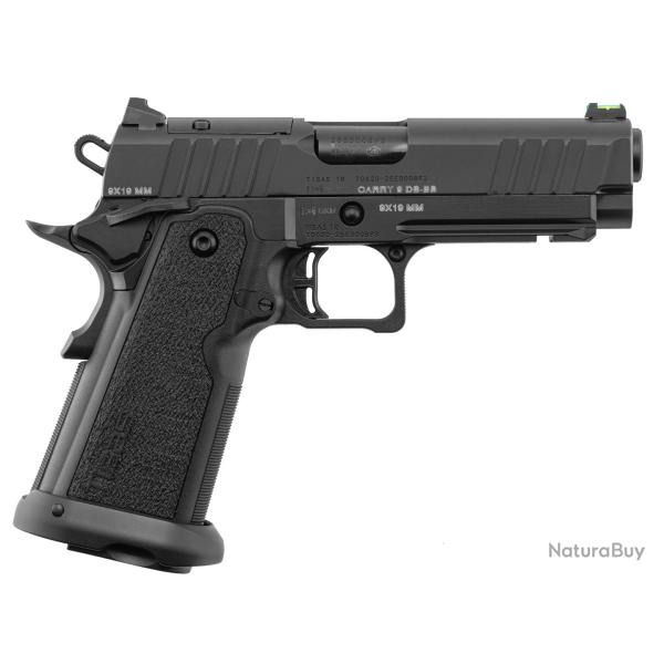 Pistolet Tisas 2011 Carry Bull Barrel Double Stack - Cal. 9x19 - Canon 4.25'' - Noir