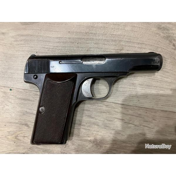 Rarissime Pistolet allemand Kommer Zella-Mehlis 7x65 browning (32 ACP) mod�le 4.
