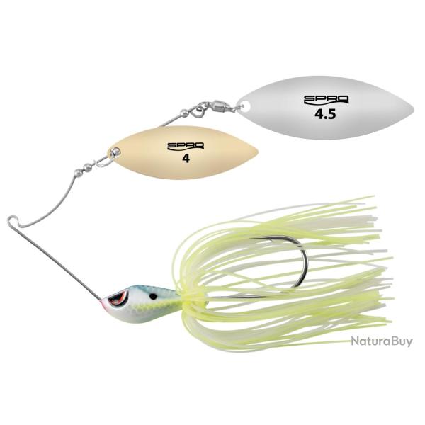 Spinnerbait Spro Blade 10,5g 11,4cm 10,5g Chartreuse White