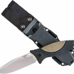 Couteau Hogue EX-F02 Lame Acier 154CM SW Manche Polym&egrave;re & Rubber FDE Etui Nylon USA HO35273