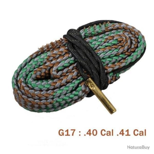 CORDON DE NETTOYAGE TYPE BORESNAKE CALIBRE .40 .410 - LIVRAISON GRATUITE