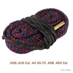 CORDON DE NETTOYAGE TYPE BORESNAKE CALIBRE .416 .45 .458 .460 45-70 - LIVRAISON GRATUITE