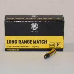 boite 500 cartouches RWS 22 long range match 40 grains 2433398