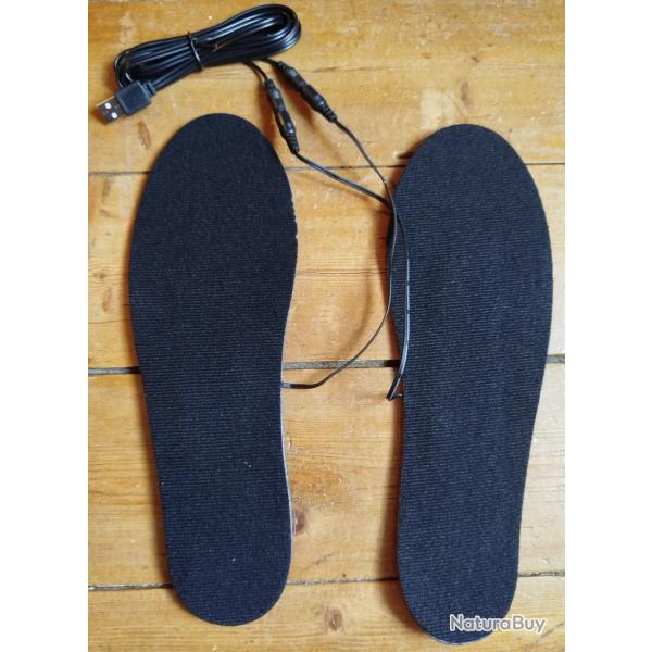 Semelles chauffantes