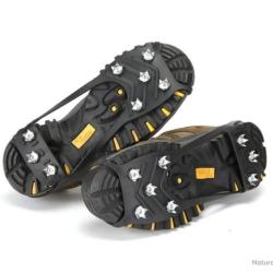 CRAMPONS AMOVIBLES NEIGE ET GLACE - POINTURE 41-46 - LIVRAISON GRATUITE