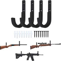 SUPPORT MURAL POUR FUSILS ET CARABINES x2 - LIVRAISON GRATUITE