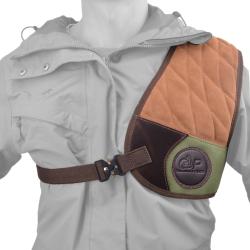 HARNAIS D'&Eacute;PAULE BALL-TRAP GAUCHER - VERT - LIVRAISON GRATUITE