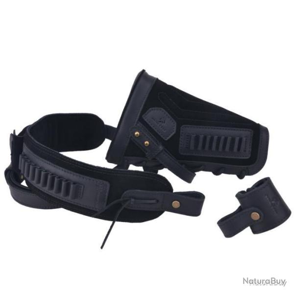 ENSEMBLE BUSC ET BRETELLE POUR DROITIER CAL 22LR - NOIR - LIVRAISON GRATUITE