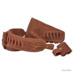 ENSEMBLE BUSC ET BRETELLE POUR DROITIER CAL .357 - MARRON - LIVRAISON GRATUITE