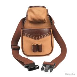 SACOCHE &Agrave; MUNITIONS EN CUIR EN TOILE - LIVRAISON GRATUITE