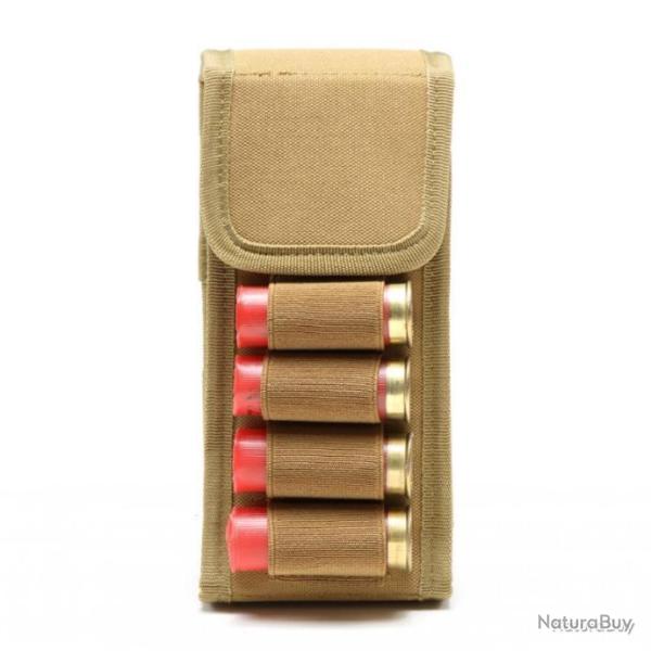 �TUI � MUNITIONS 16 EMPLACEMENTS POUR CALIBRE 12 - KAKI