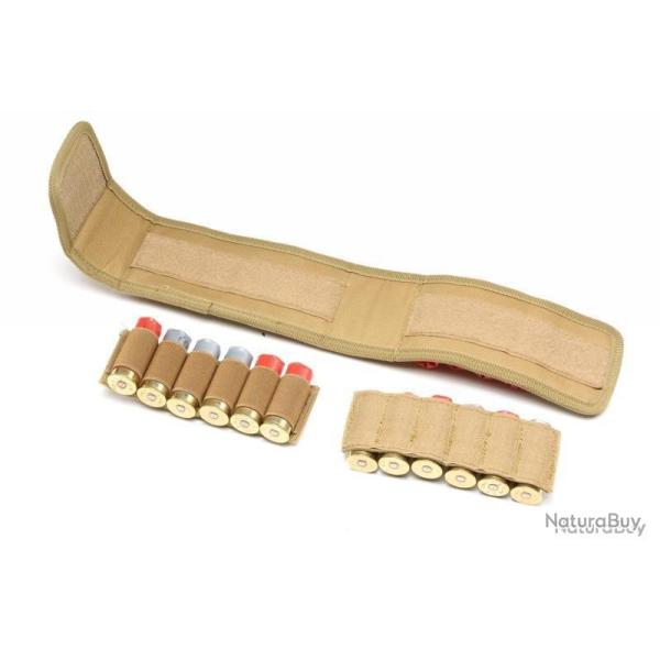 �TUI � MUNITIONS 16 EMPLACEMENTS POUR CALIBRE 12 - KAKI