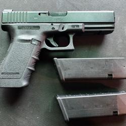 Glock 21 45acp fibre optique et d&eacute;tente pr&eacute;par&eacute;e