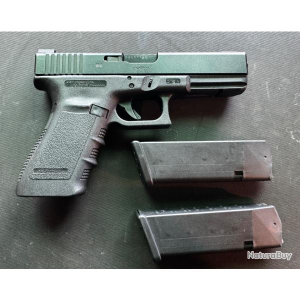 Glock 21 45acp fibre optique et d�tente pr�par�e