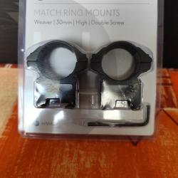Colliers HAwke match ring mountsWeaver 30 mm high