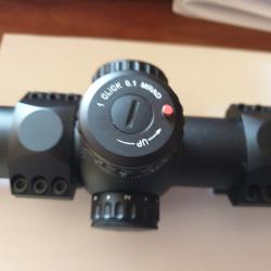 Lunette Vector Optics, Continental 1-6 x 24, illumin&eacute;e