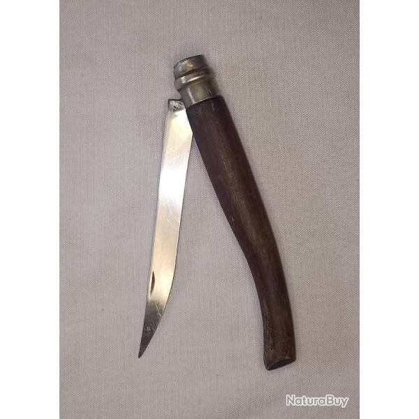 Couteau Opinel N�8 mod�le lame effil� vintage