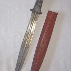 Ancienne dague tribal Afrique du Nord d&eacute;but XX&egrave;me