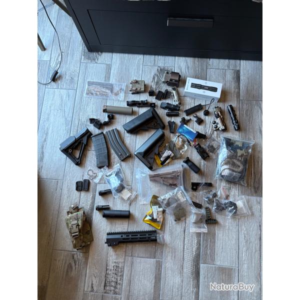 Lot accessoires airsoft en tout genre