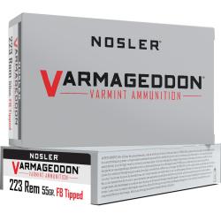 Nosler - 20 Cartouches 223 Rem Varmageddon FBT 55 grains  - NOSB223VG2