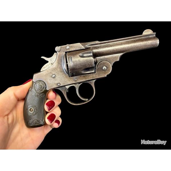 REVOLVER IVER JOHNSON SAFETY AUTO HAMMER 2nd mod�le cal. 38sw