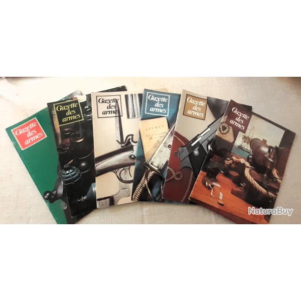 Revues La Gazette des Armes, ann�e 1977