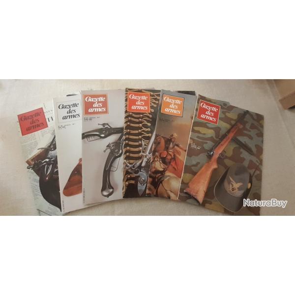 Revues La Gazette des Armes, Ann�e 1980