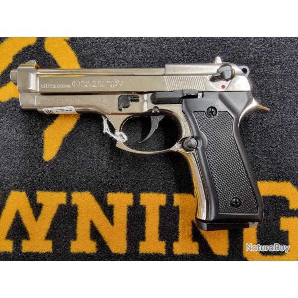 KIMAR 92 AUTO Chrom� 9 mm � blanc