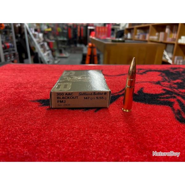 Sellier & Bellot 300 ACC BLK FMJ 147 grs (x20)