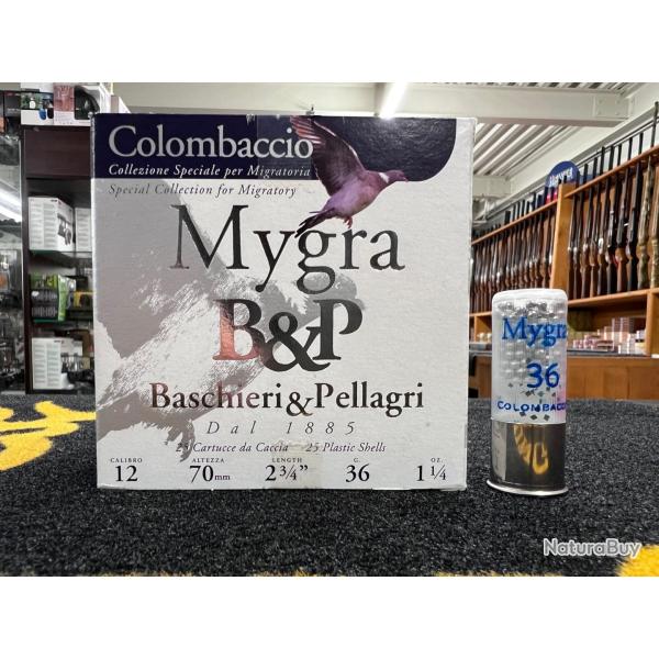 B&P Mygra Colombaccio BJ 12x70 36g (x25)