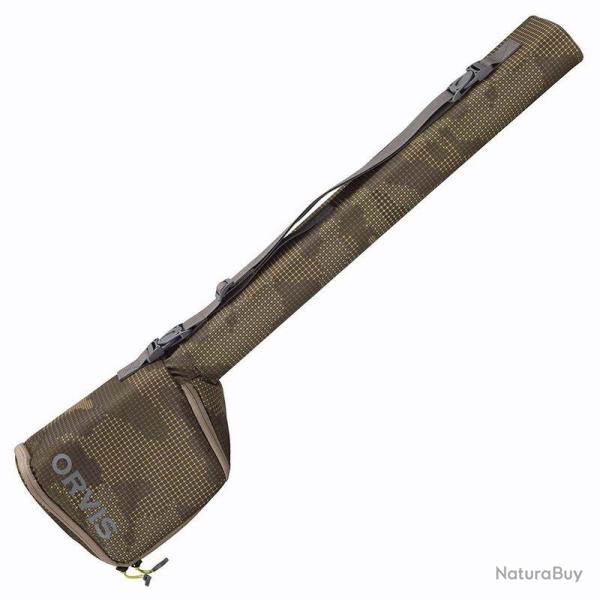 ORVIS Tube Mouche Double Canne Protection Moulinet (Camouflage)