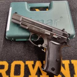 Pistolet Kimar 75 auto 9mm &agrave; Blanc