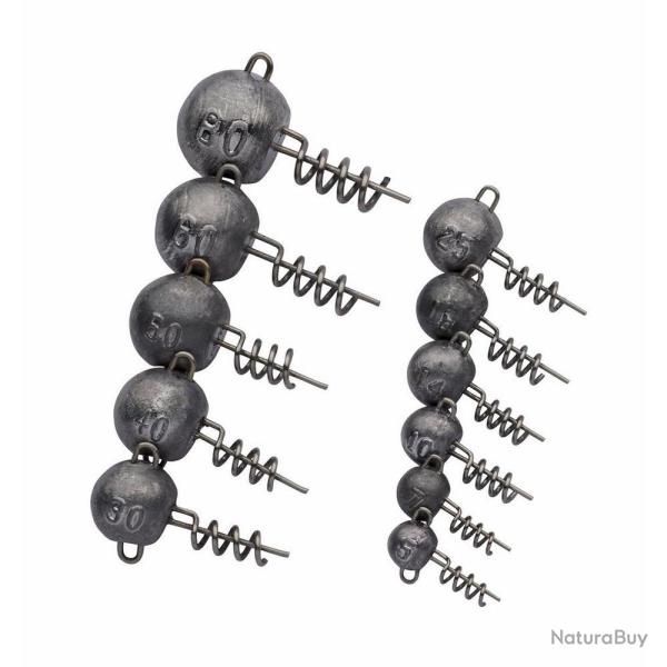 T�tes plomb�es � visser Berkley Fusion Screw-In 18Gr x2 pieces